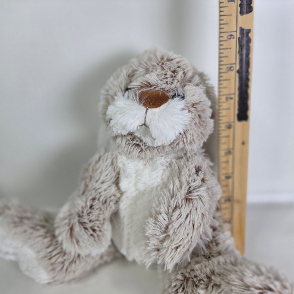 Melissa & Doug Burrow Bunny Rabbit Plush Stuffed Animal Tan Brown White 9" 7674 - Picture 6 of 7
